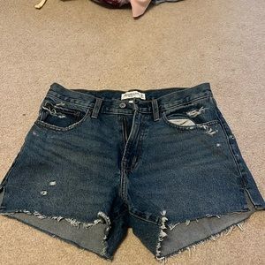 Abercrombie & fitch curve love mid rise boyfriend short